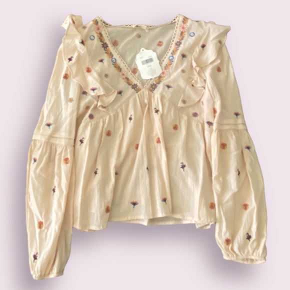 Altar’d State Top | Altar’d State Long Sleeve Floral Top - Picture 2 of 7